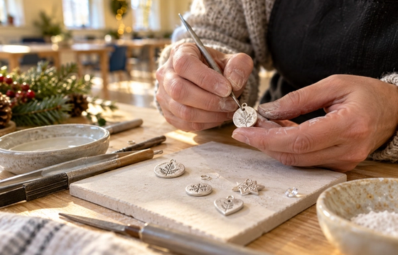 Silver Clay Jewellery Workshop with a Touch of Sparkle