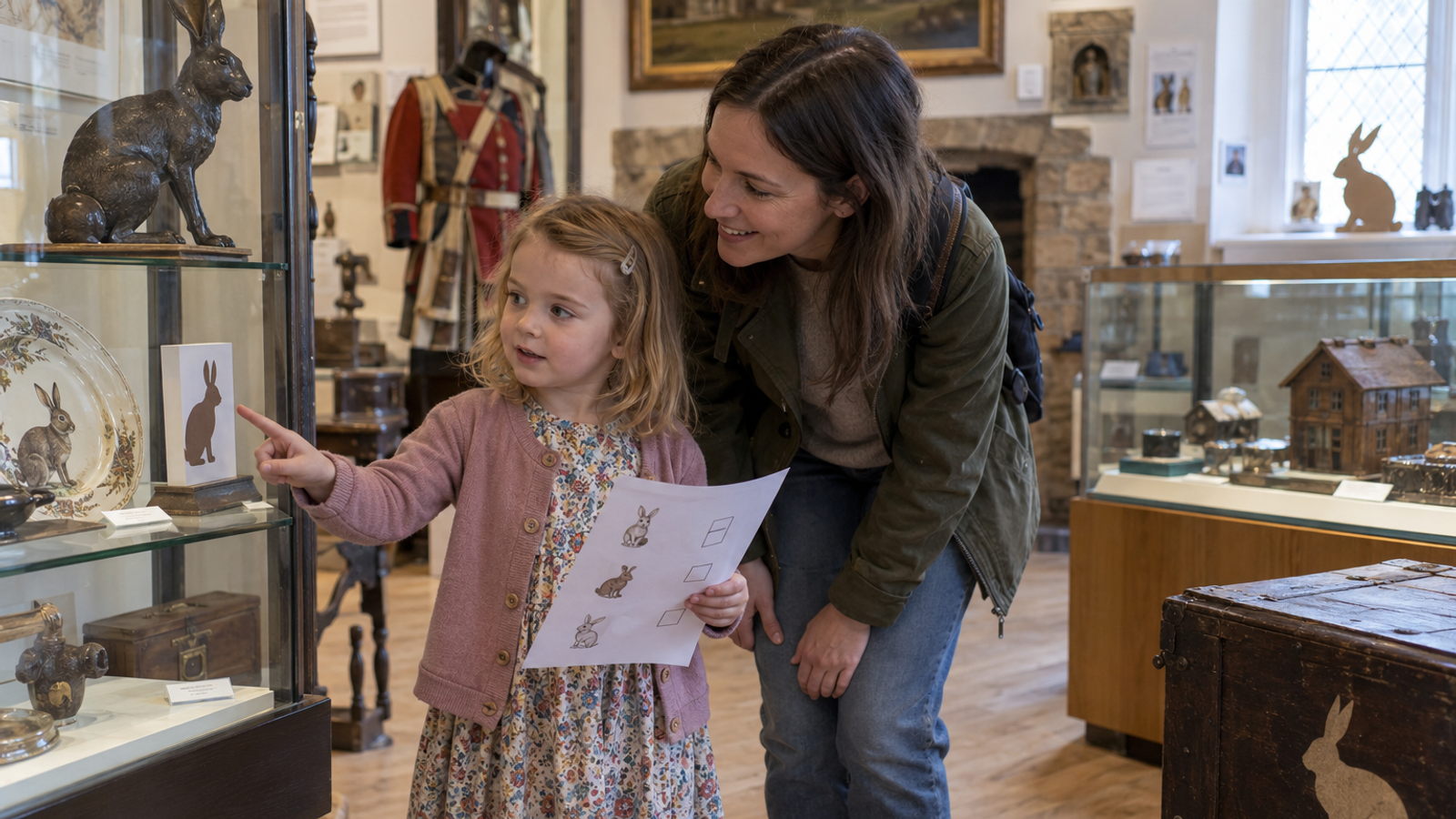 The Bunnies of Hoppity Hill Museum I Spy Trail