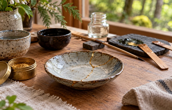 Introduction to the Japanese art of kintsugi ceramics repair