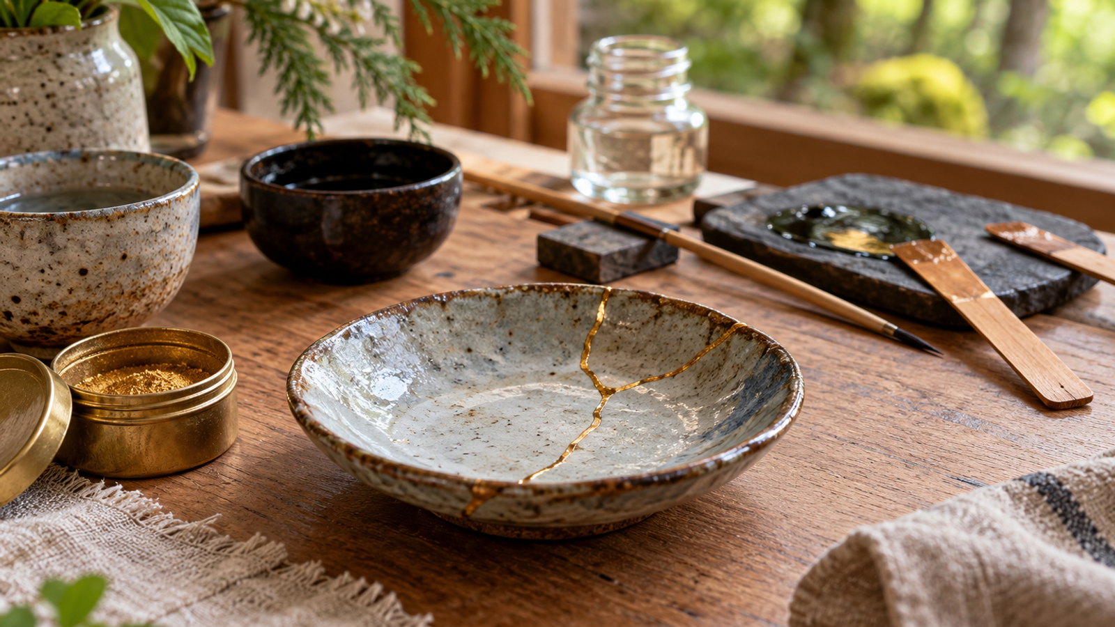 Introduction to the Japanese art of kintsugi ceramics repair