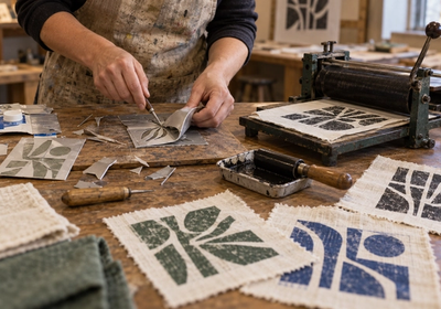 Print and Repeat: Textile Printing Workshop with Amarjeet Kaur Nandhra