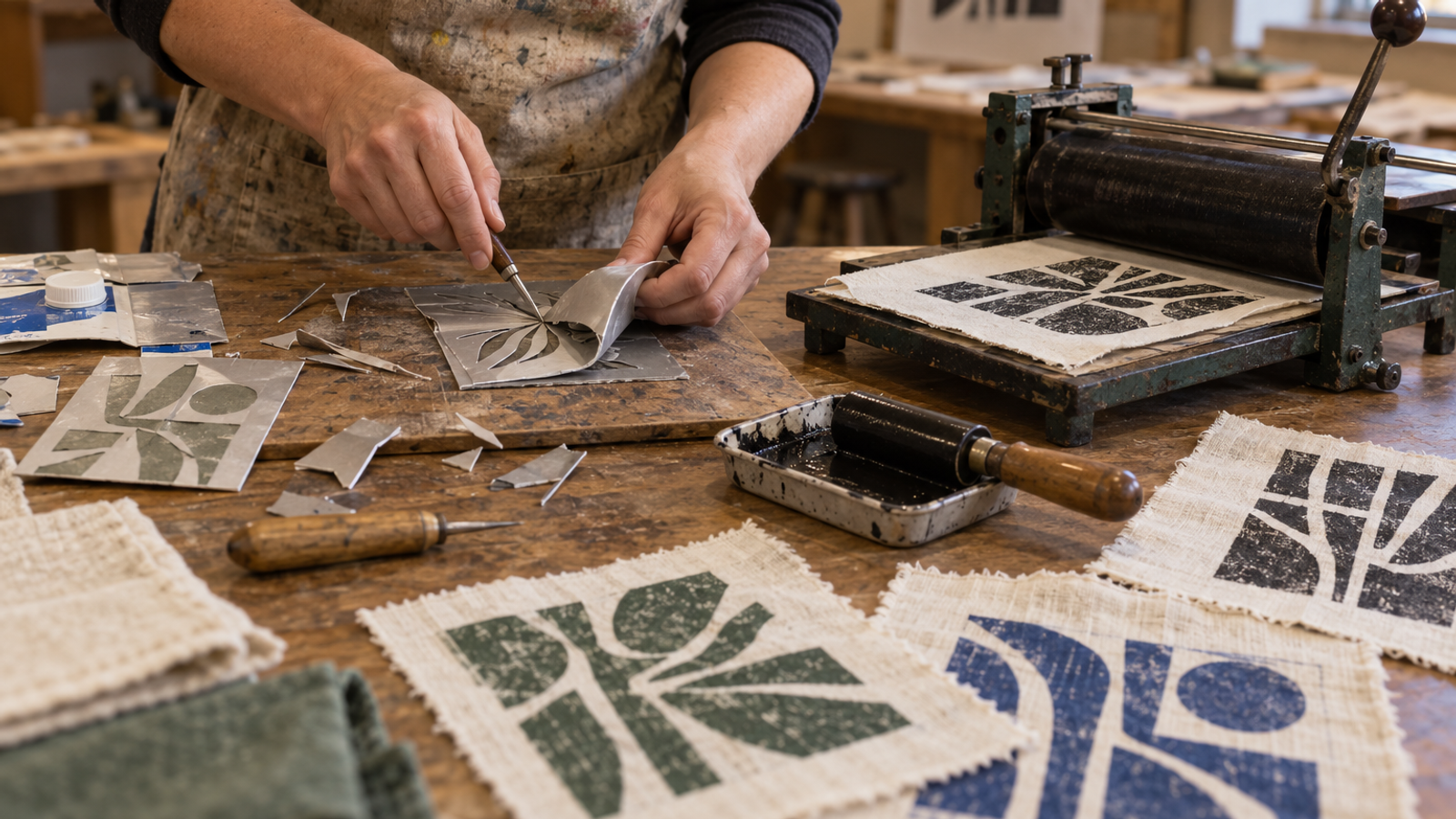 Print and Repeat: Textile Printing Workshop with Amarjeet Kaur Nandhra