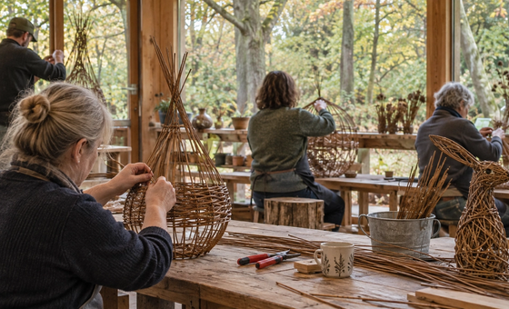 Willow Sculpture Workshop at Westonbirt
