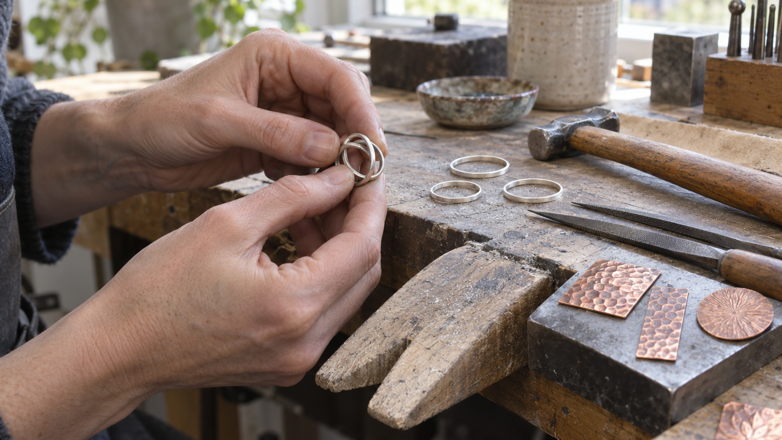 Silver 'Russian' Ring Making