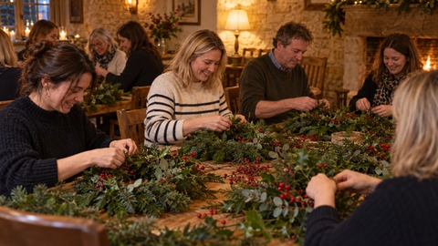 Wreath Making at The Highway