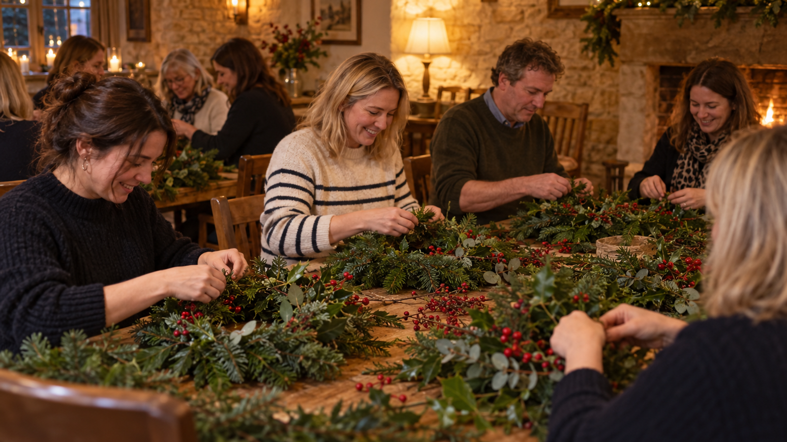 Wreath Making at The Highway