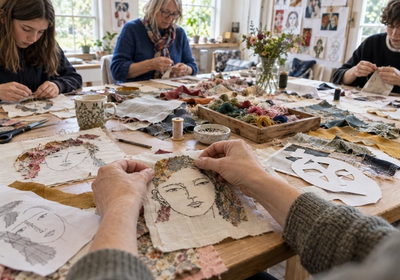 Workshop with Vivienne Beaumont: Fabric Faces