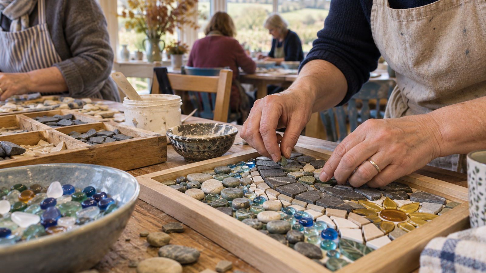 Mosaic in a Frame Workshop