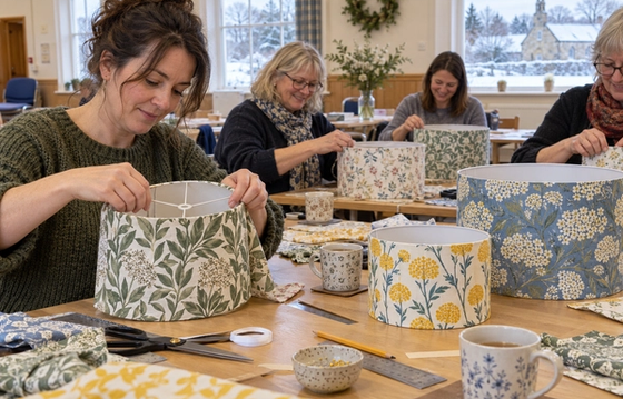 No-Sew Lampshade Making Workshop (20cm or 30cm)
