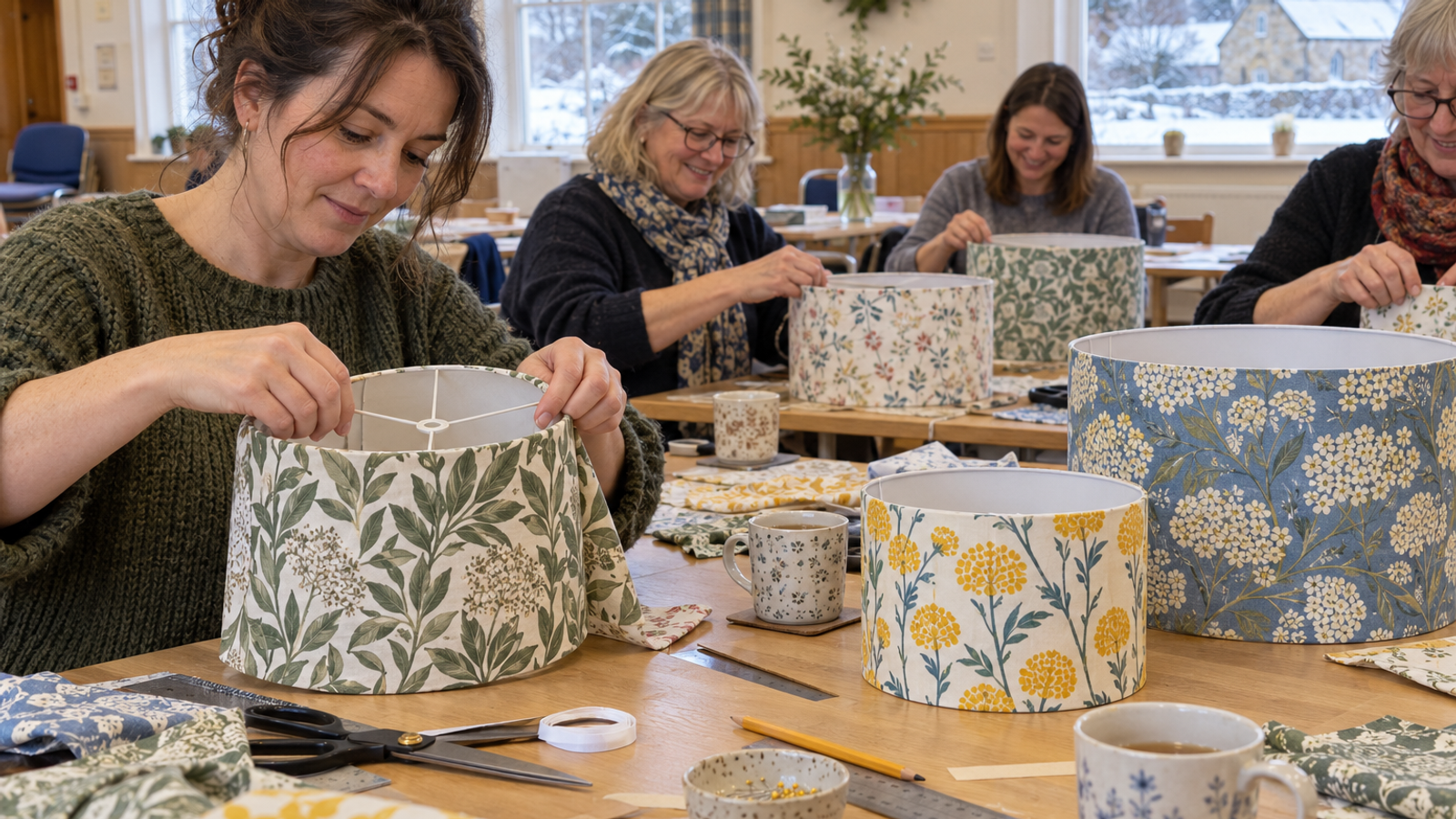 No-Sew Lampshade Making Workshop (20cm or 30cm)