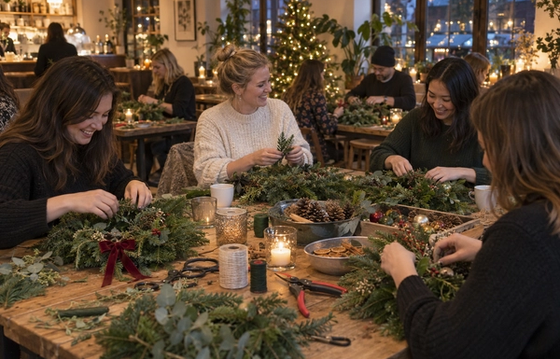 Festive Wreath Evening
