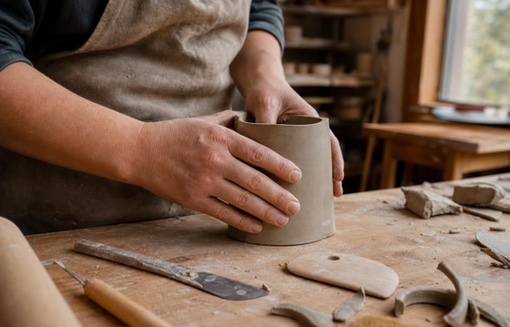 Ceramics for Beginners: Make a Mug and Spoon by Hand