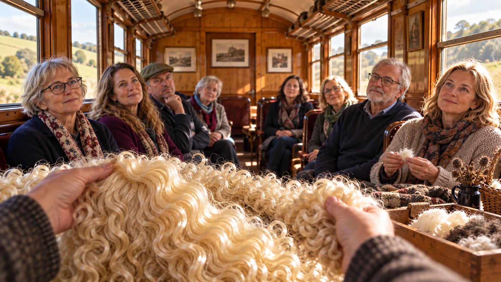Wool Fair Talk: Cotswold Lion Sheep and their Golden Fleece