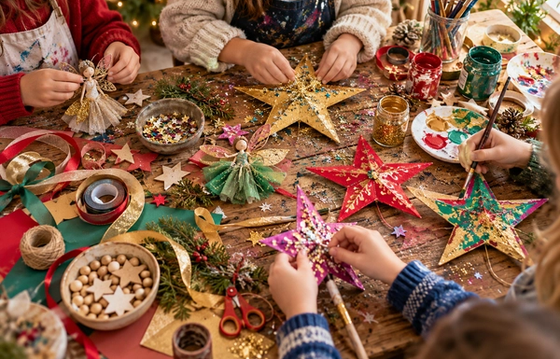 Art and Craft Holiday Club: Festive Fun (ages 8 to 12, morning)