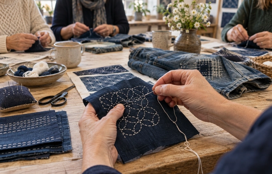 The Art of Sashiko Repair Stitch