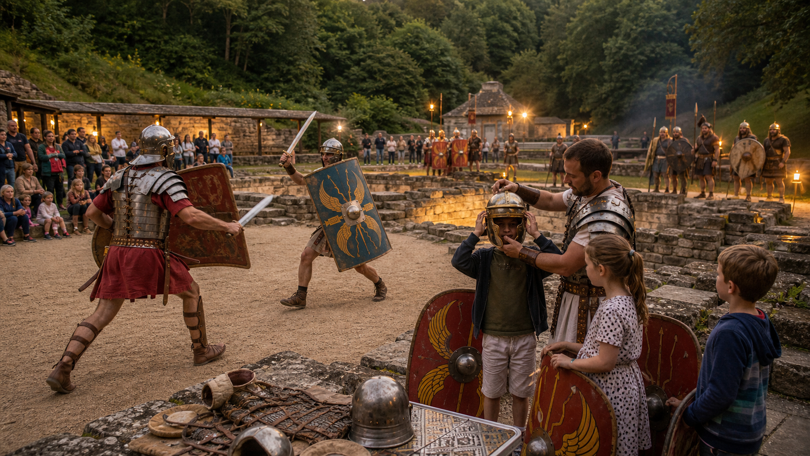 Gladiator Weekend Chedworth Roman Villa