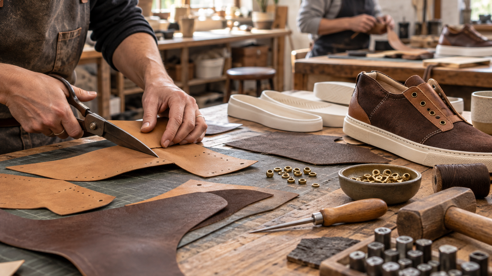 Make Your Own Leather Sneakers - a 2-day workshop