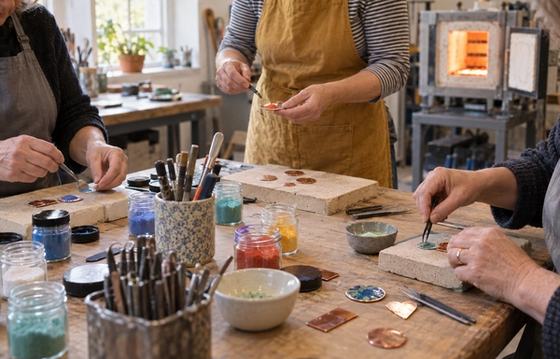 Kiln-Fired Enamelling