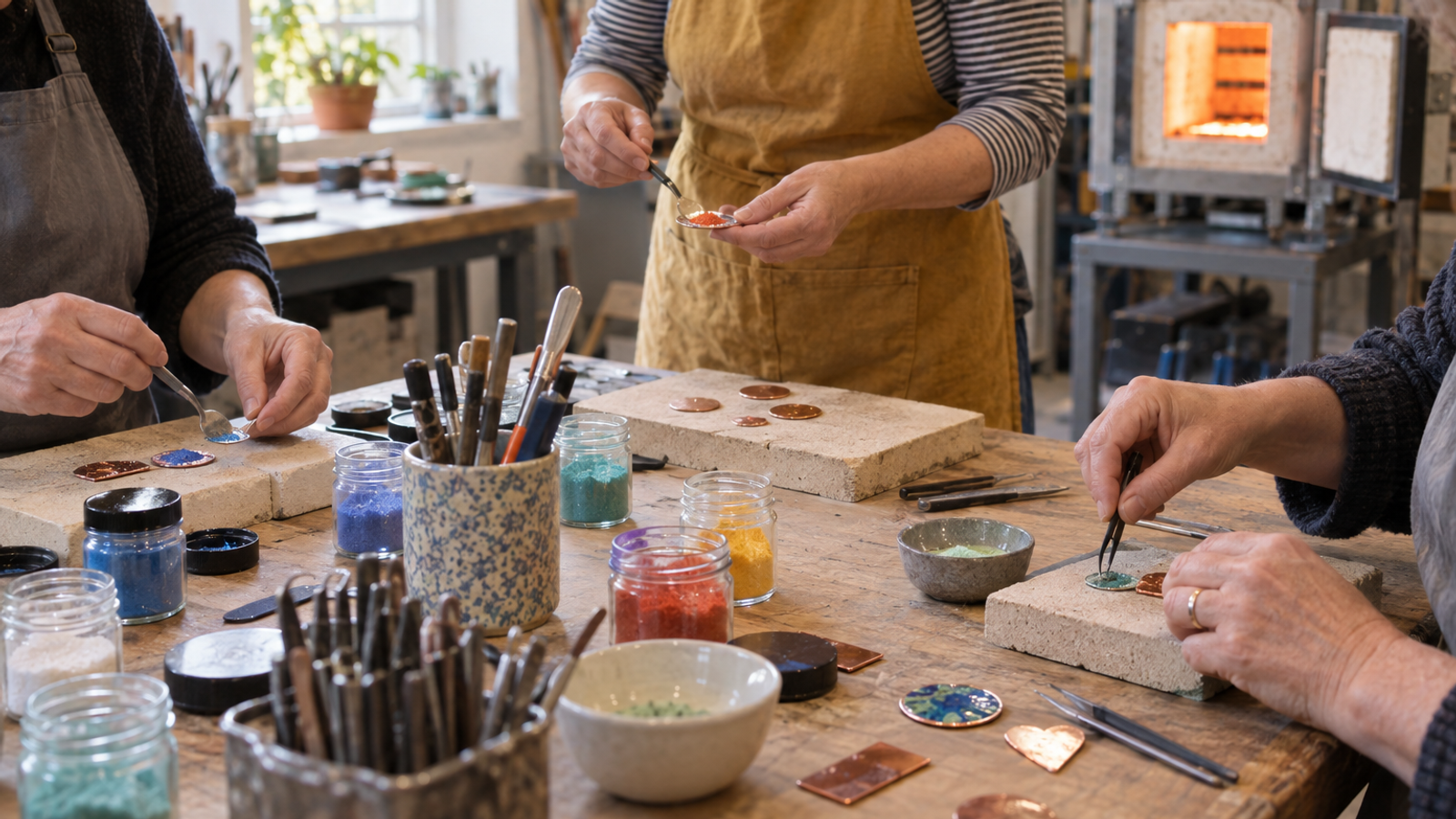 Kiln-Fired Enamelling