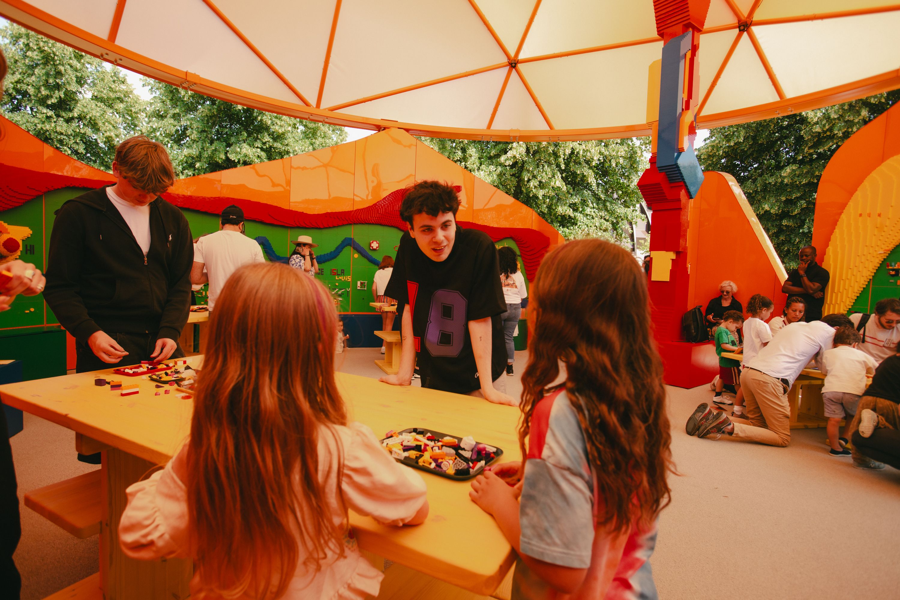 Lego® and Serpentine Play Pavilion 