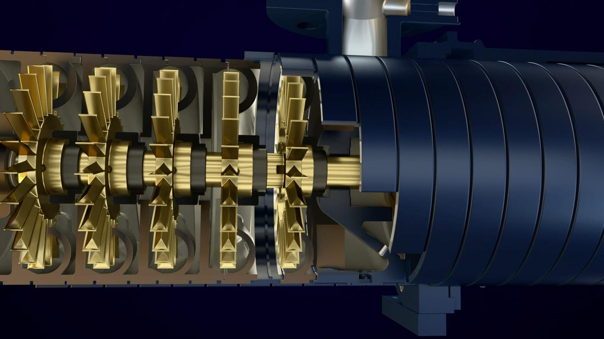 SERO PumpSystems | Technische 3D Animation | SEMA-L Sidechannel Pump – Bild 5