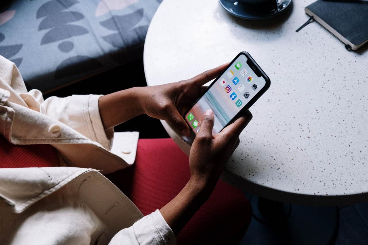 Soziale Netzwerke auf dem Smartphone