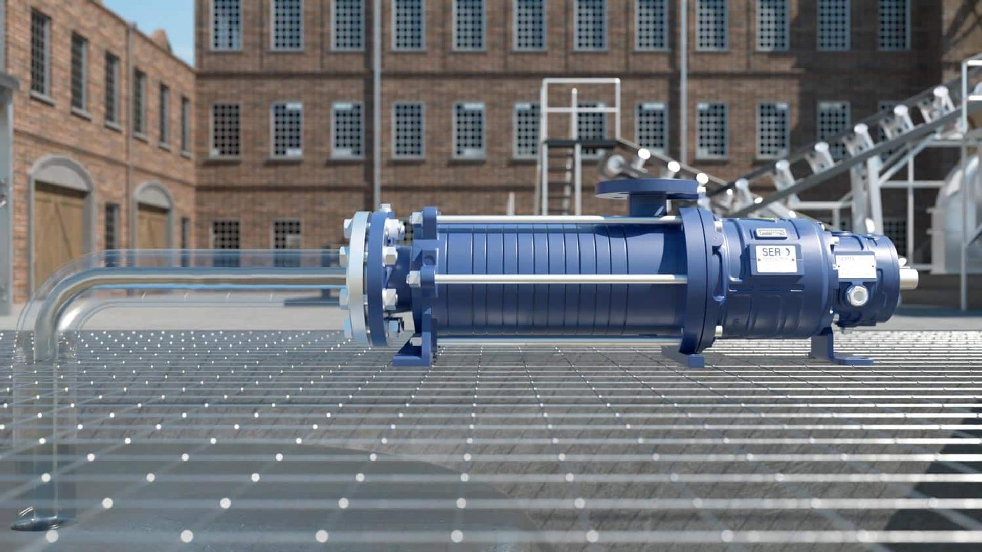 SERO PumpSystems | Technische 3D Animation | SEMA-L Sidechannel Pump – Bild 4