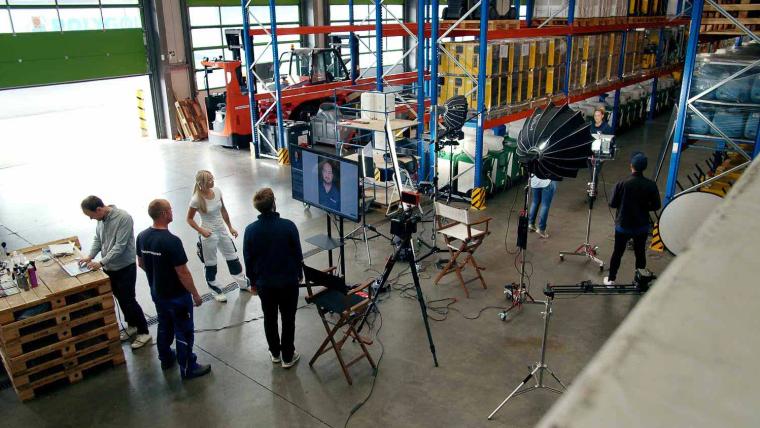 Filmteam von FIUMU beim Dreh