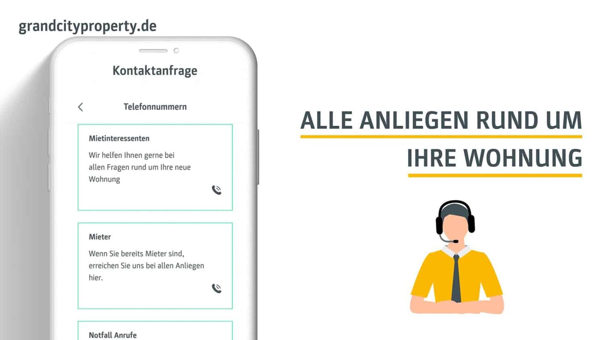 Grand City Property | Erklärvideo | Mieterservice App – Bild 6