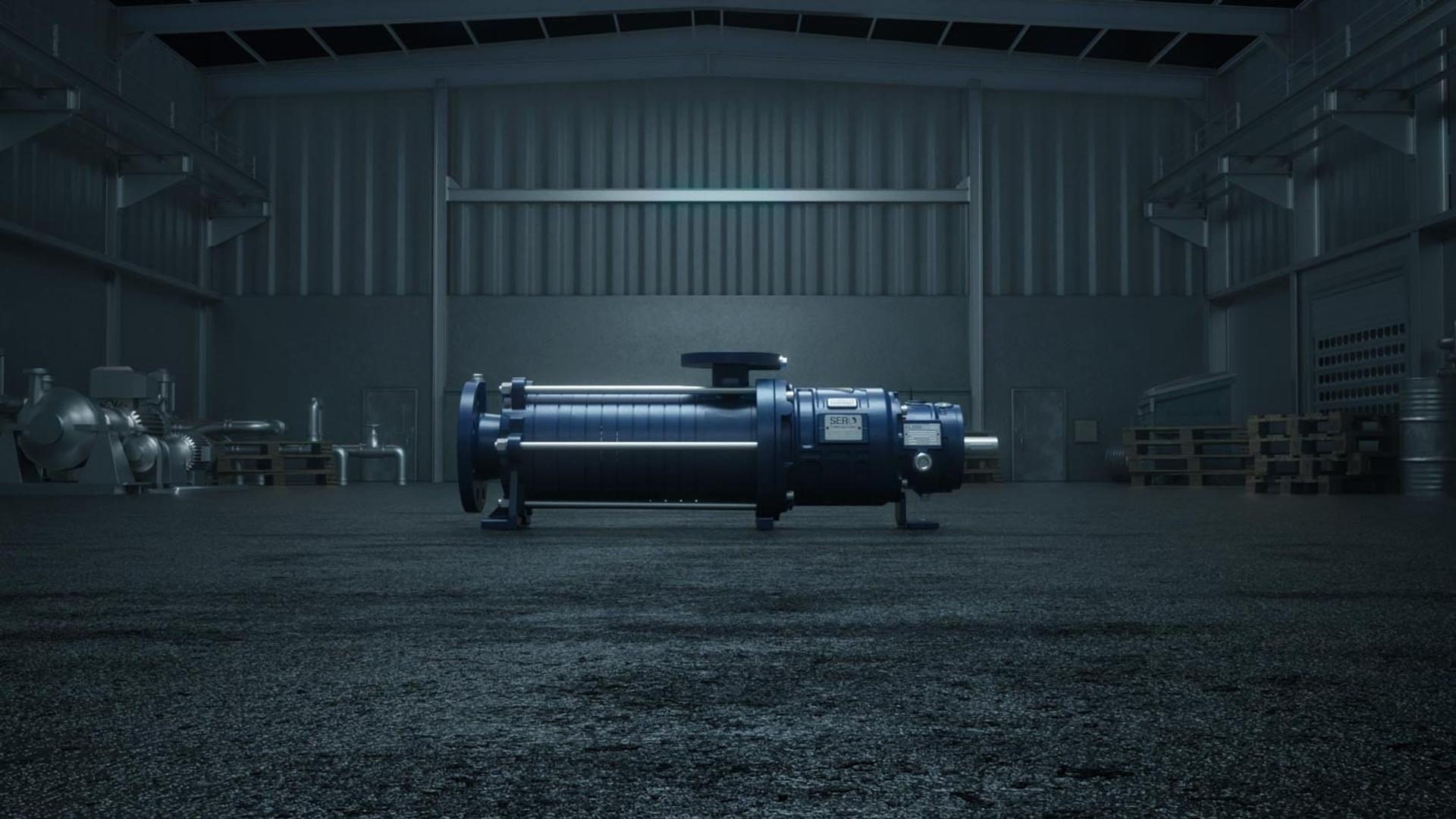 SERO PumpSystems | Technische 3D Animation | SEMA-L Sidechannel Pump – Bild 12