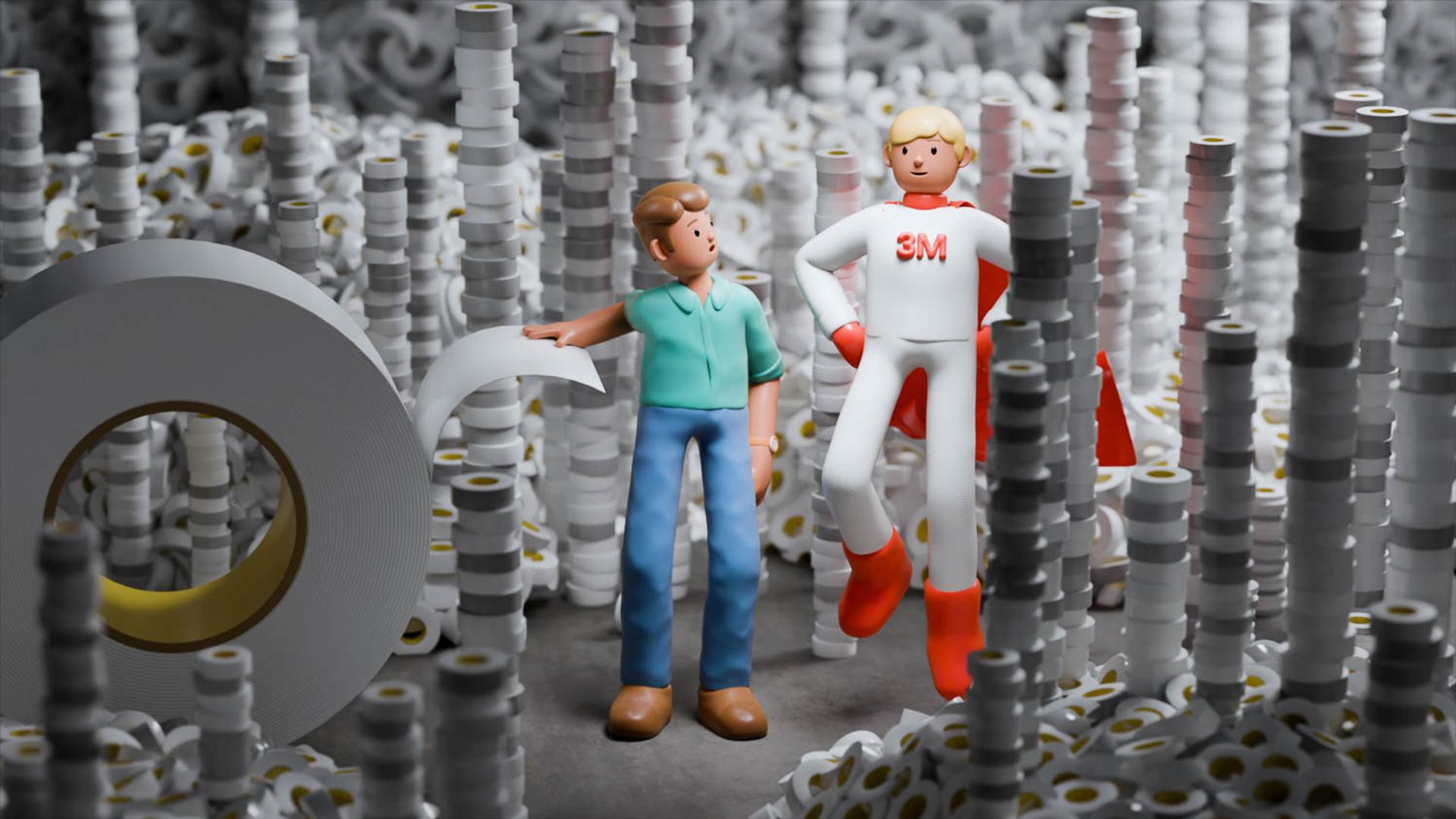 3M | 3D Charakter-Animation | Sticky Situation – Bild 3