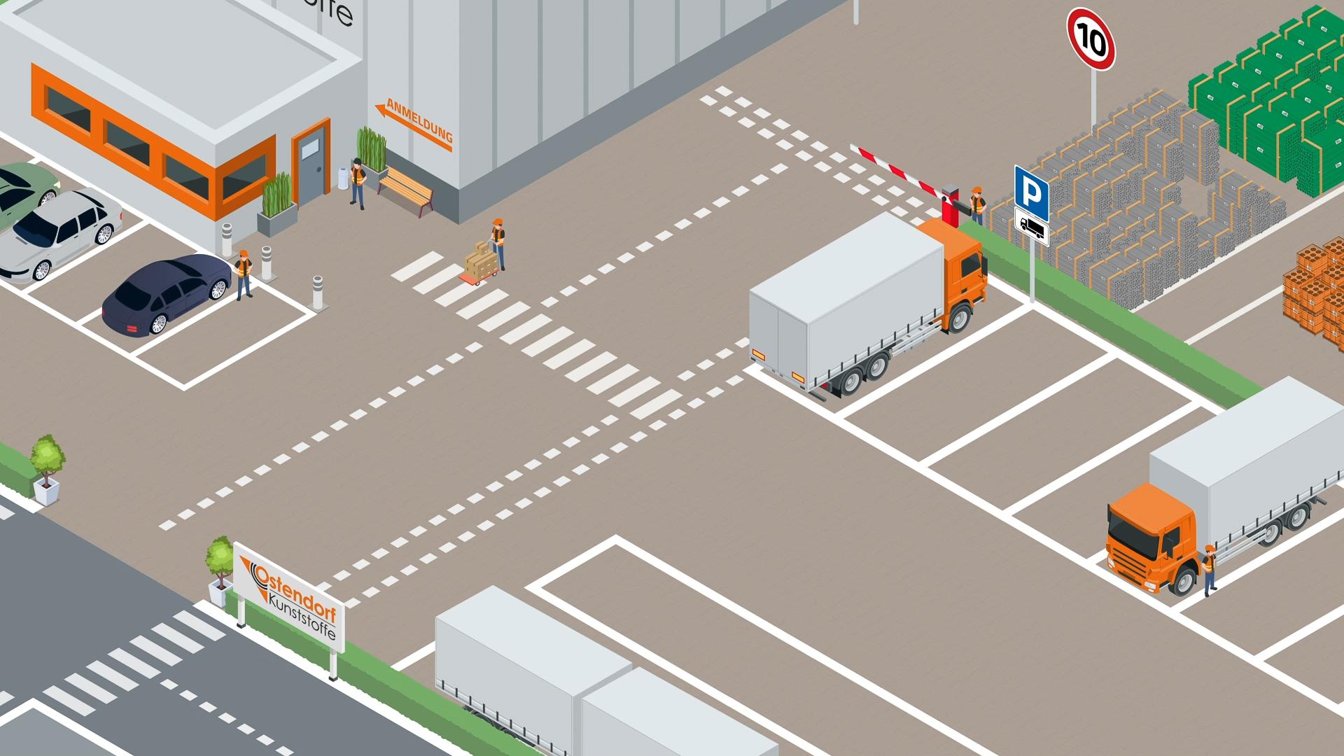 Gebr. Ostendorf Kunststoffe | Erklärvideo – Hinweise für LKW-Fahrer – Bild 4