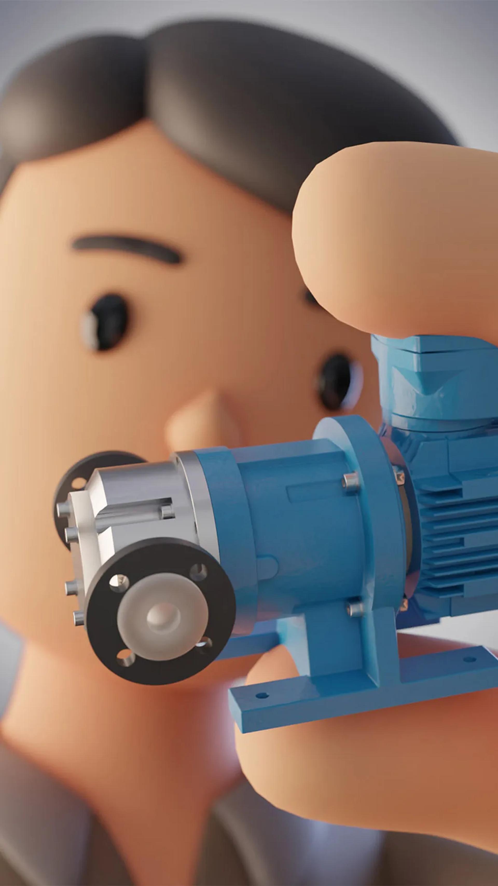 Erklärvideo Stil: 3D-Erklärvideo