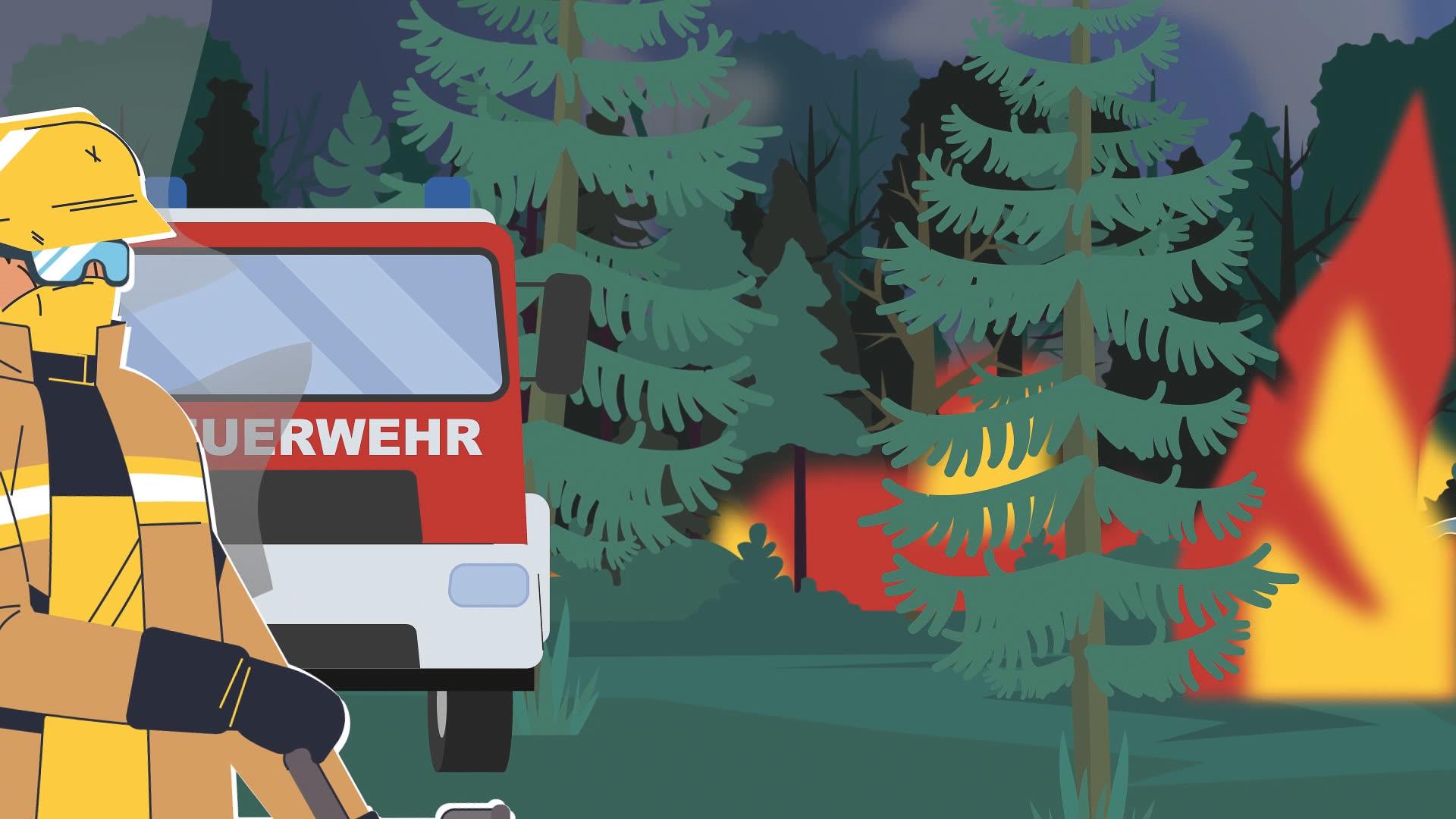 Kreis Borken – Schulungsvideo Grundlagen und Begrifflichkeiten zur Wald- und Vegetationsbrandbekaempfung
