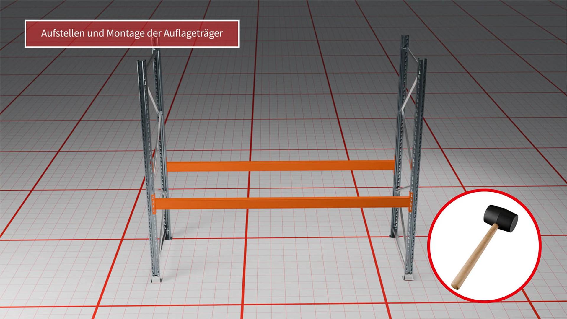 BERGER Group | 3D Montageanleitung  | ARTUS Palettenregal – Bild 10