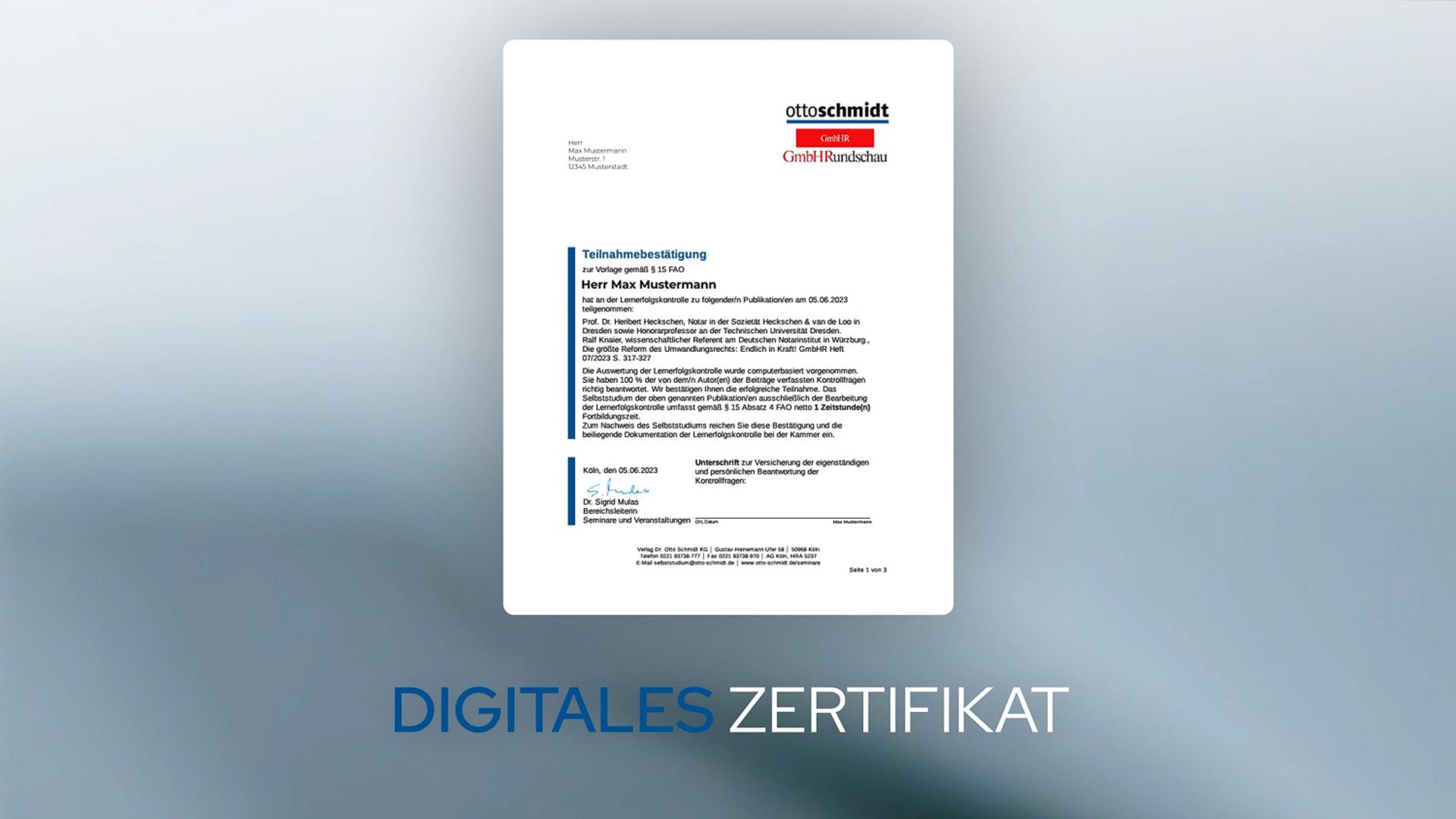 Verlag Dr. Otto Schmidt | Erklärvideo | Funktionsvideo Zeitschriften-App – Bild 2