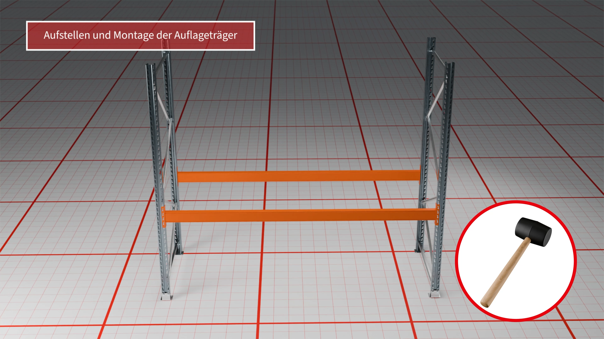 Berger | 3D Montageanleitung | Regal BERT – Bild 1