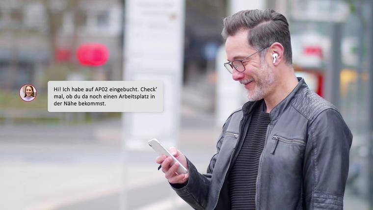 Funktionsfilm | Arbeitsplatzbuchung per App