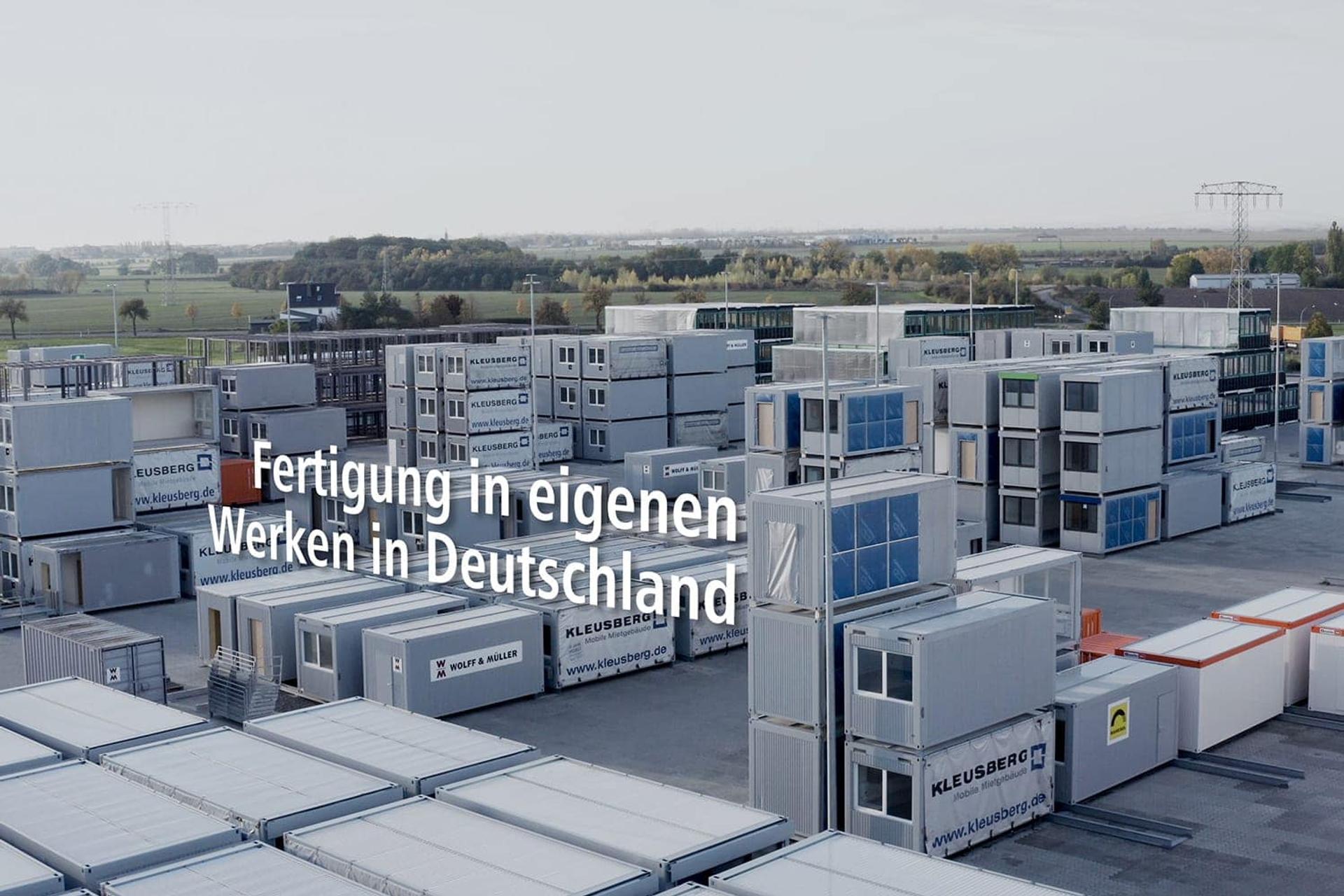 KLEUSBERG | Imagefilm Mietcontainer-Fertigung – Bild 2