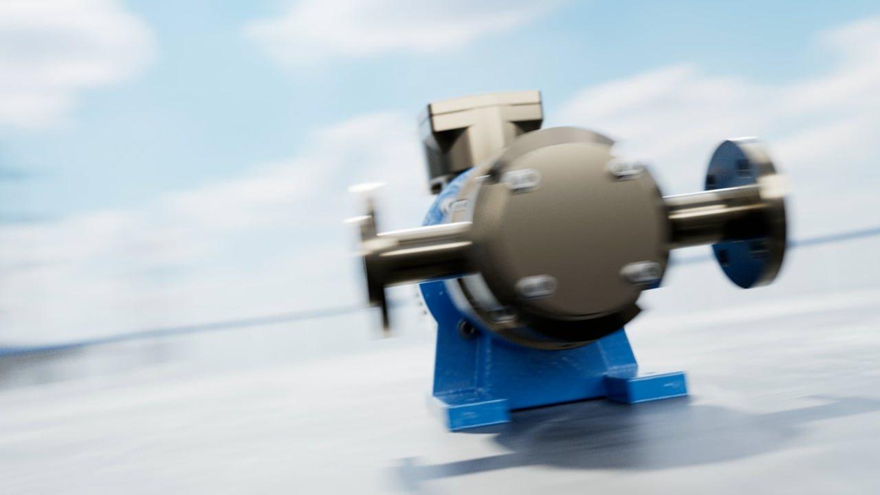 3D-Produktvideo einer March-Magnetkreiselpumpe