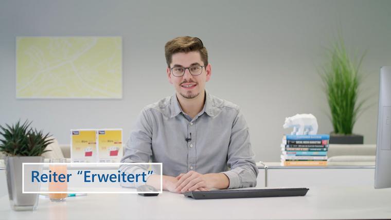 MeinBüro Servicevideo Reiter erweitert