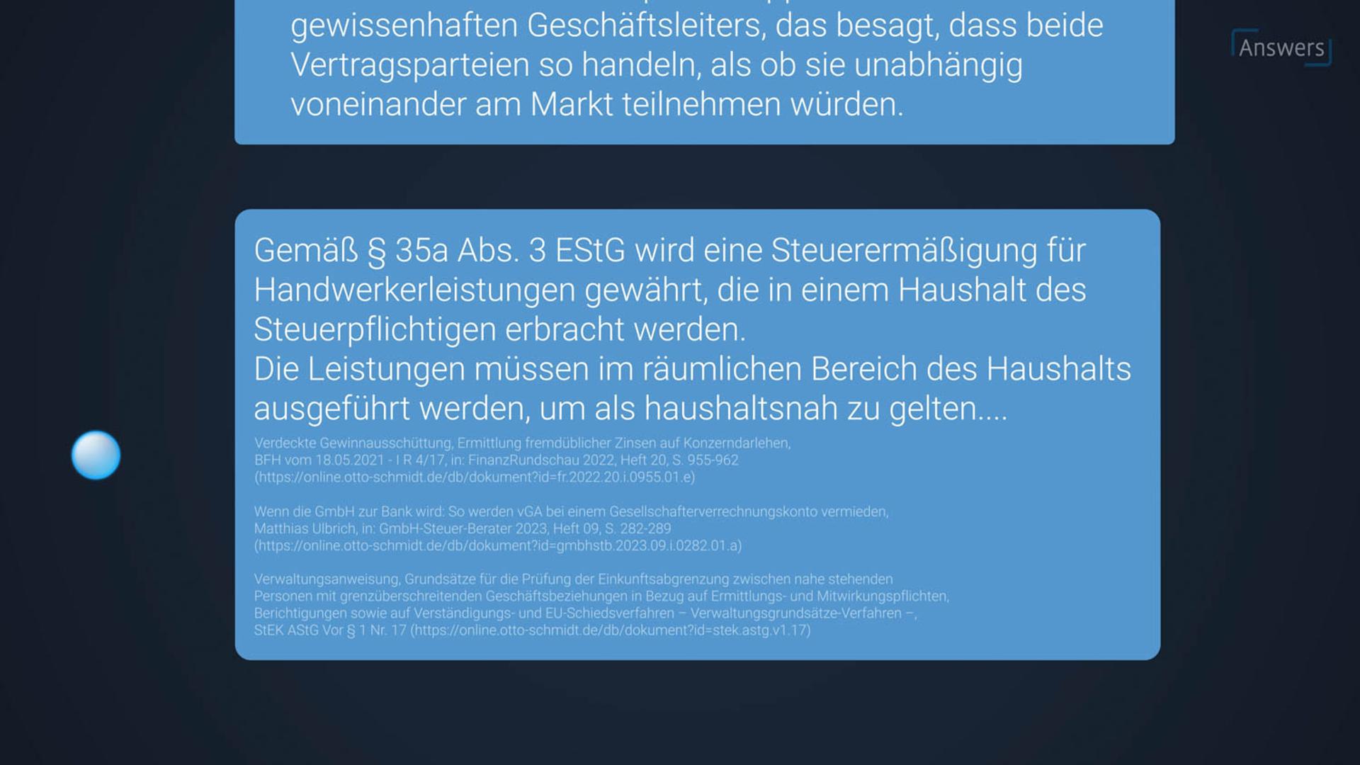 Verlag Dr. Otto Schmidt | Software-Produktvideo | Answers – Bild 4