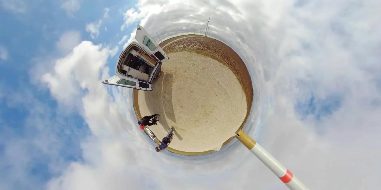 Behind the Scenes: 360 Grad Film Windkraft Service für POLYGONVATRO 1