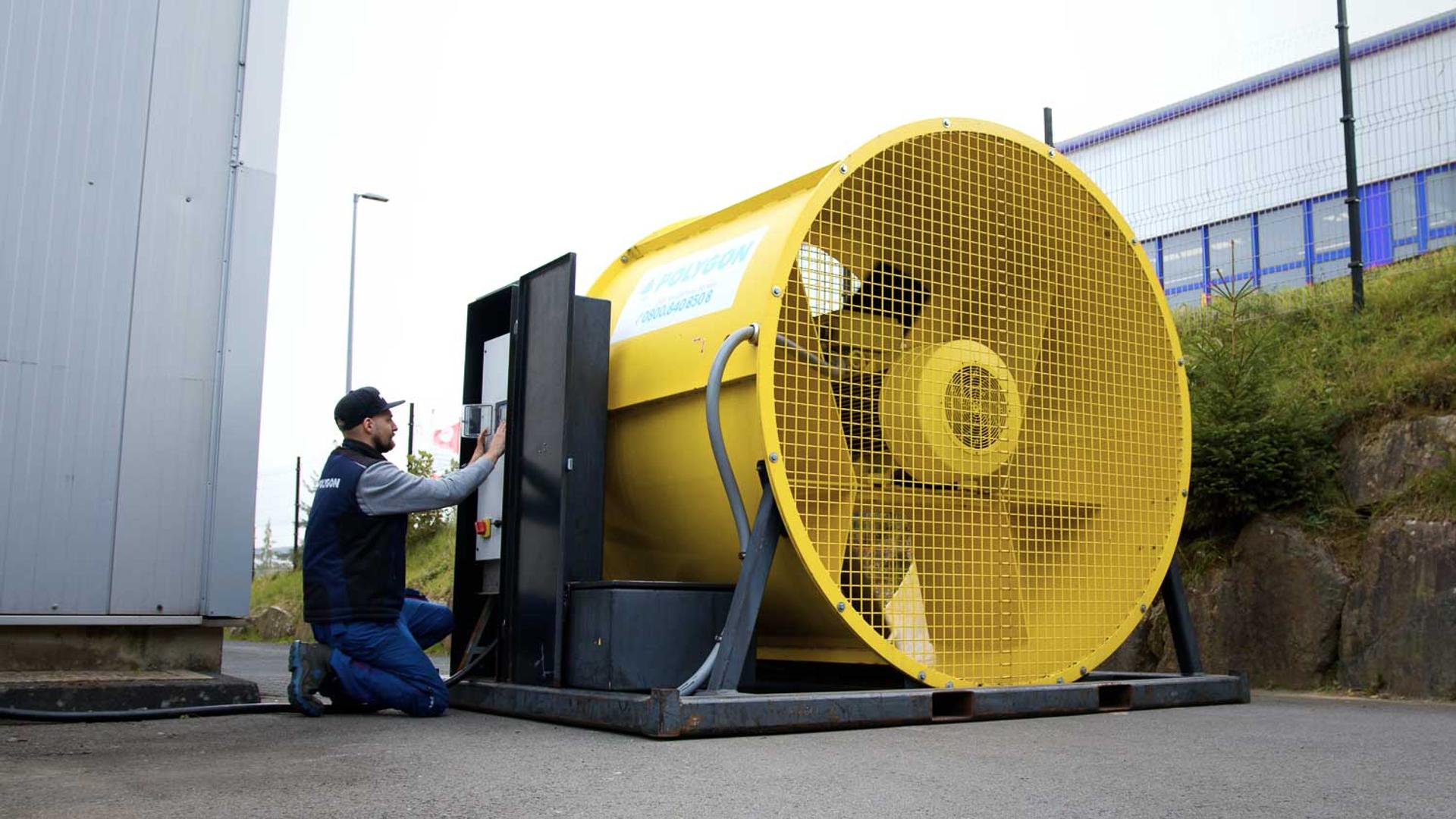 POLYGON | Produktvideo | Windmaschine Axialventilator TTW 400000 – Bild 10