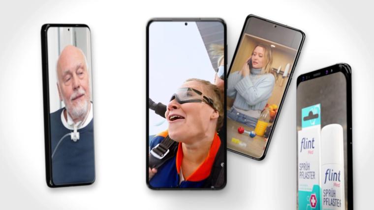 Smartphones mit Reels aus FIUMU-Produktionen