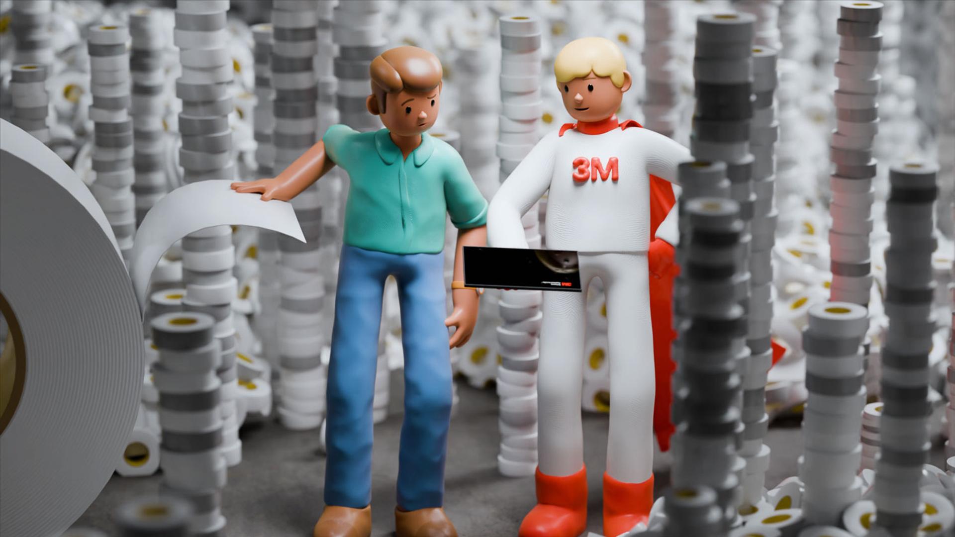 3M | 3D Charakter-Animation | Sticky Situation – Bild 6