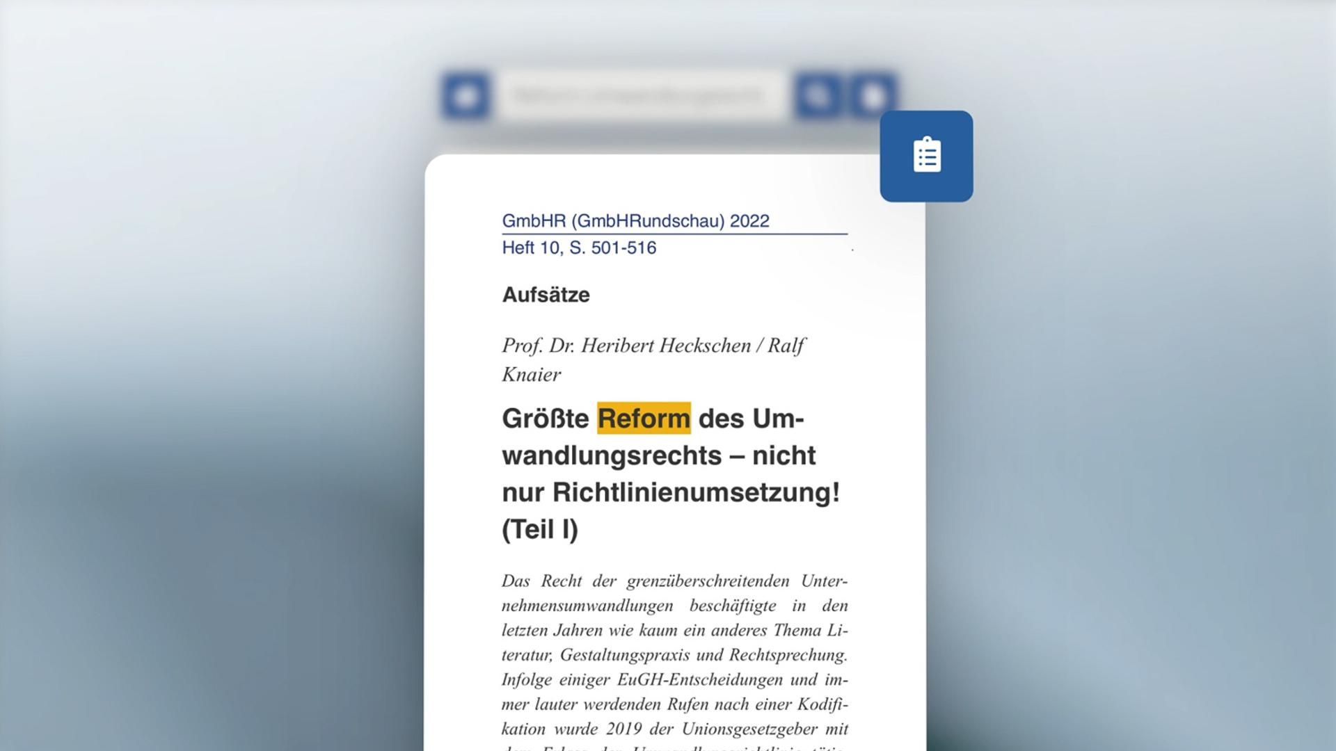 Verlag Dr. Otto Schmidt | Erklärvideo | Funktionsvideo Zeitschriften-App – Bild 8