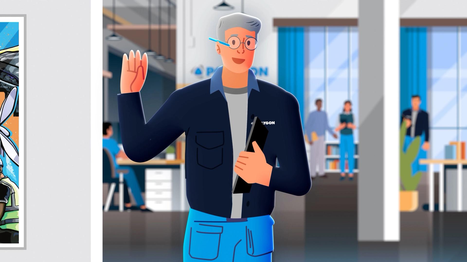 POLYGON | Onboarding-Film – Bild 3