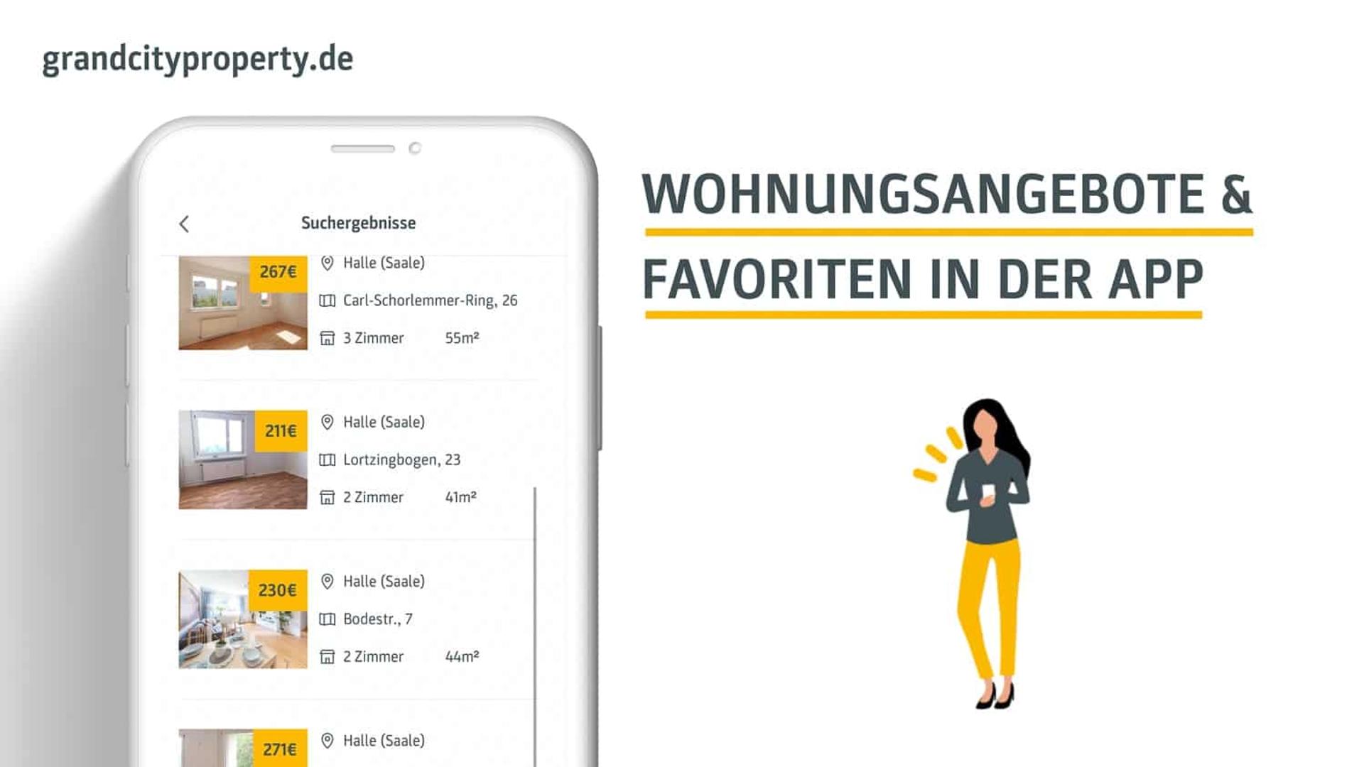 Grand City Property | Erklärvideo | Mieterservice App – Bild 3