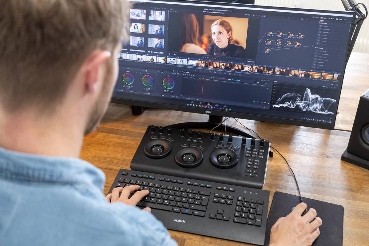 Postproduktion bei FIUMU: Schnittplatz mit professioneller Software